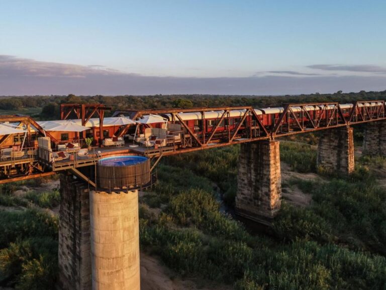 kruger shalati train on the bridge and garden suites
